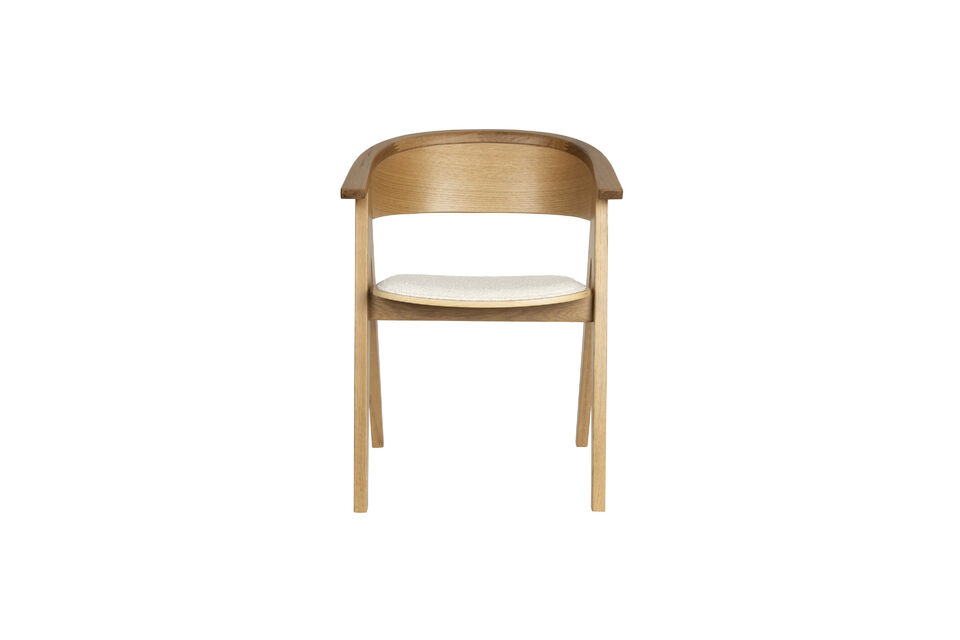 Fauteuil en bois brun NDSM - 13