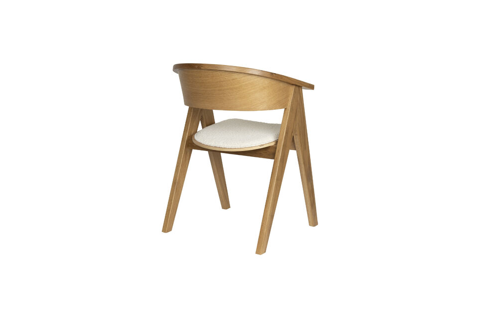 Fauteuil en bois brun NDSM - 15