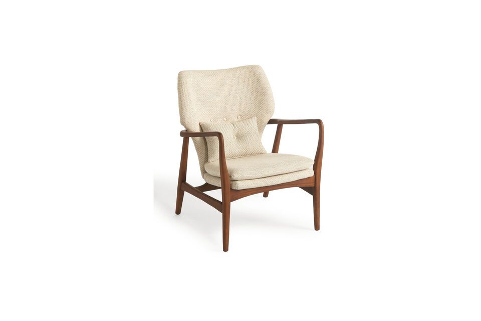 Fauteuil en bois de frêne crème Peggy Pols Potten