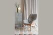 Miniature Fauteuil en bois de hêtre beige Duke 1