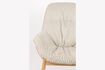 Miniature Fauteuil en bois de hêtre beige Duke 8