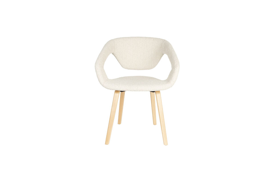 Coque avec revêtement bouclé pour une expérience d\'assise confortable