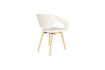 Miniature Fauteuil en bois de hêtre beige Flexback 8