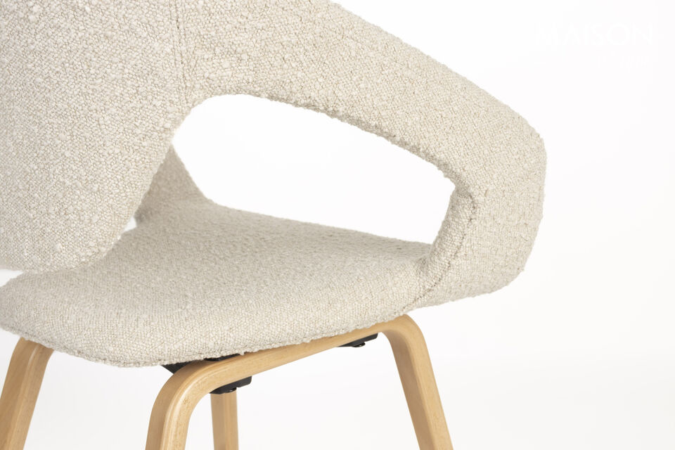 Fauteuil en bois de hêtre beige Flexback - 12