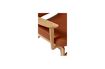 Miniature Fauteuil en bois et cuir orange Haze 7