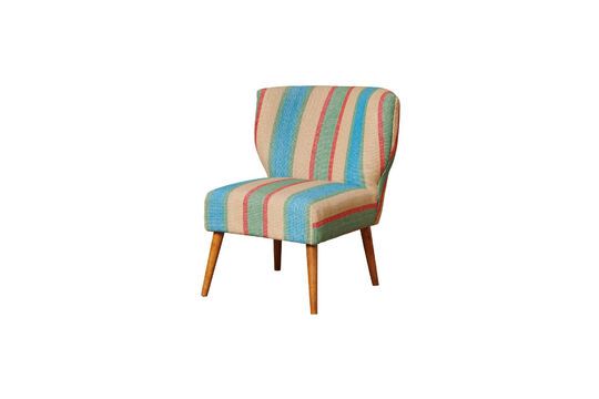 Fauteuil en bois multicolore Indiana
