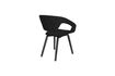 Miniature Fauteuil en bois noir Flexback 9