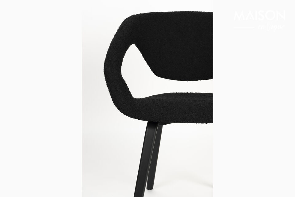 Fauteuil en bois noir Flexback - 8