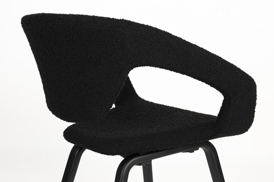Fauteuil en bois noir Flexback - 11