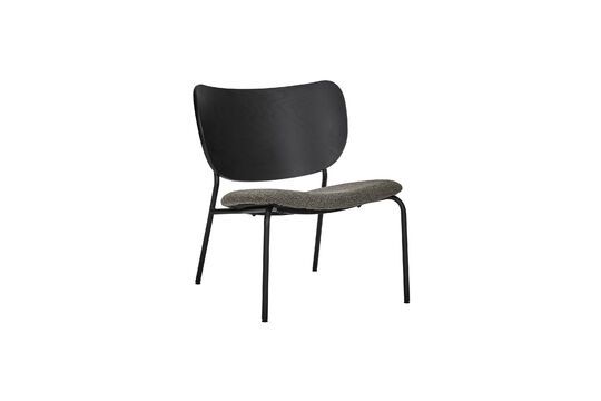 Fauteuil en bois noir Longa