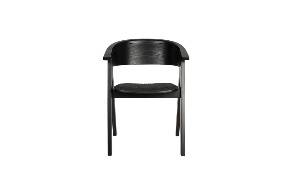 Fauteuil en bois noir NDSM - 8