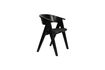 Miniature Fauteuil en bois noir NDSM 1