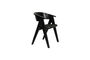 Miniature Fauteuil en bois noir NDSM Détouré