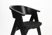Miniature Fauteuil en bois noir NDSM 19