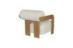 Miniature Fauteuil en bouclette beige Oolong 5