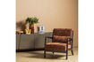 Miniature Fauteuil en chenille marron Mark 2