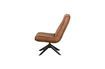 Miniature Fauteuil en cuir marron Skyler 5