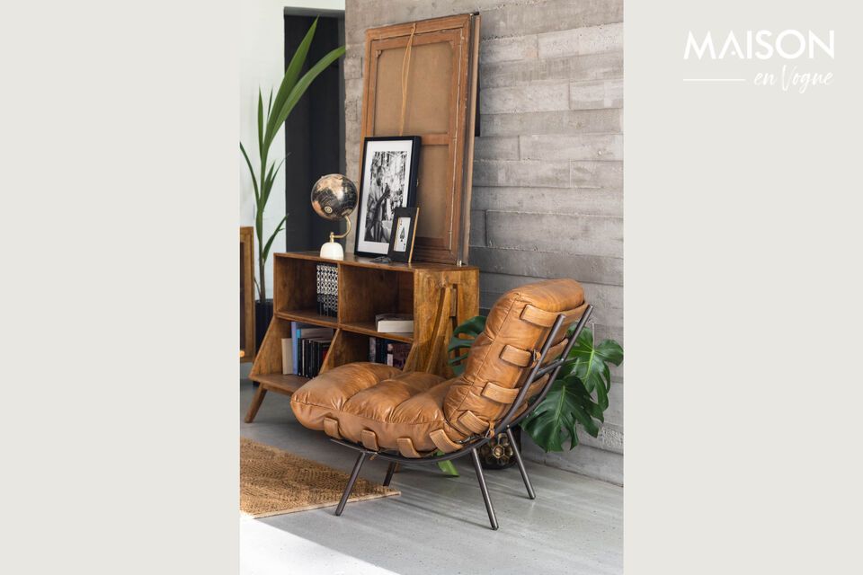 Incorporez ce fauteilu en cuir à votre intérieur pour une amélioration instantanée du style et
