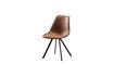 Miniature Fauteuil en cuir marron Swen  3