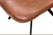 Miniature Fauteuil en cuir marron Swen  7