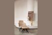Miniature Fauteuil en cuir PU beige Frie 4
