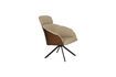 Miniature Fauteuil en cuir PU beige Frie 6