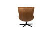 Miniature Fauteuil en Cuir PU brun John 7