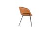 Miniature Fauteuil en cuir PU marron Feston 12