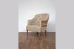 Miniature Fauteuil en lin et jute Valbelle 1