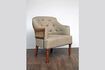 Miniature Fauteuil en lin et jute Valbelle 6