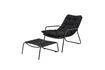 Miniature Fauteuil en métal noir Boel 3