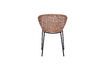 Miniature Fauteuil en osier synthétique beige H apur 6