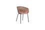 Miniature Fauteuil en osier synthétique beige Hapur Détouré