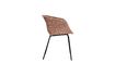 Miniature Fauteuil en osier synthétique beige Hapur 5