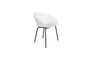 Miniature Fauteuil en plastique blanc et noir Void Détouré