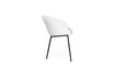 Miniature Fauteuil en plastique blanc et noir Void 5