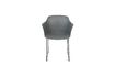 Miniature Fauteuil en plastique gris Tango 9