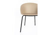 Miniature Fauteuil en plastique marron et noir Void 8