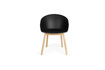Miniature Fauteuil en plastique noir Void 3