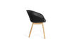 Miniature Fauteuil en plastique noir Void 4