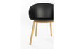 Miniature Fauteuil en plastique noir Void 8