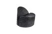 Miniature Fauteuil en plastique recyclé noir Bloom 1