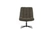 Miniature Fauteuil en polyester effet peau de mouton vert Job 1