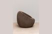 Miniature Fauteuil en polyester marron Moka 2