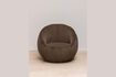 Miniature Fauteuil en polyester marron Moka 3