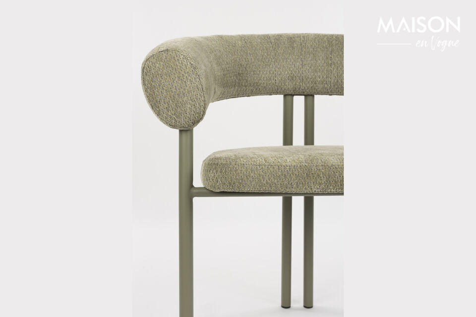 Fauteuil en polyester vert Heels - 10