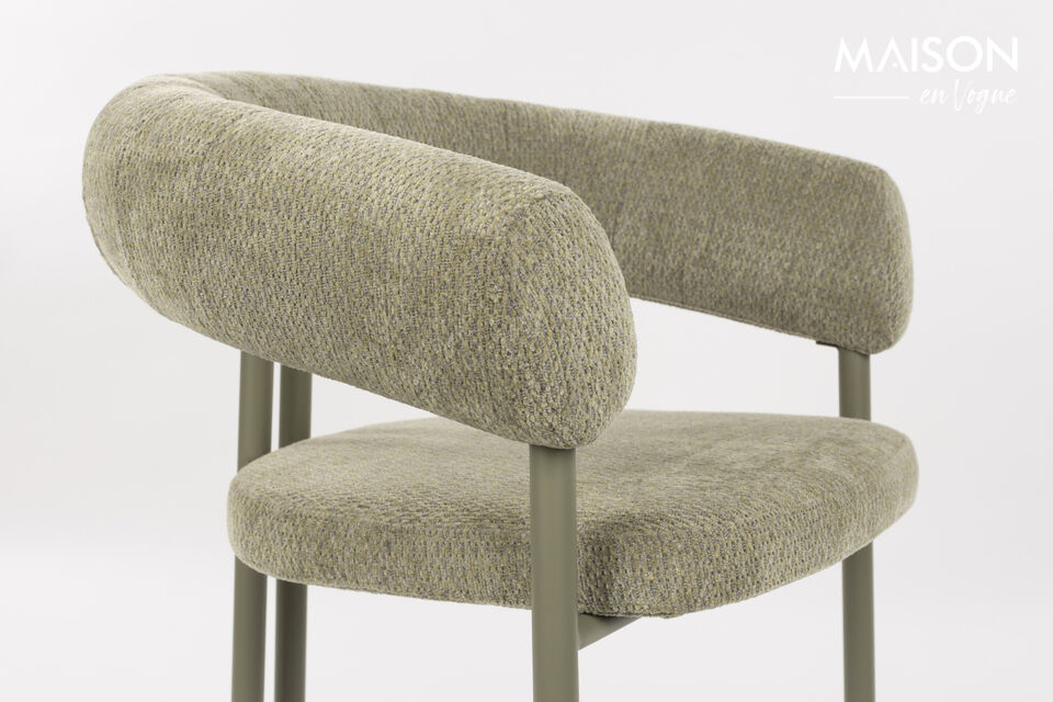 Fauteuil en polyester vert Heels - 11