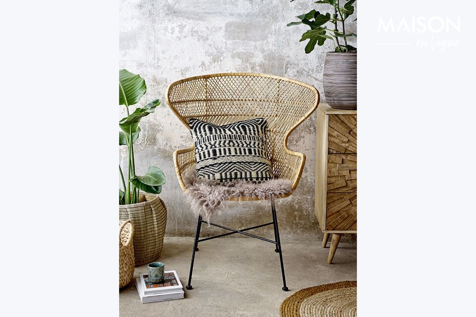 Fauteuil en rotin Oudon Bloomingville