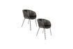 Miniature Fauteuil en similicuir noir Feston 13