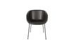Miniature Fauteuil en similicuir noir Feston 12